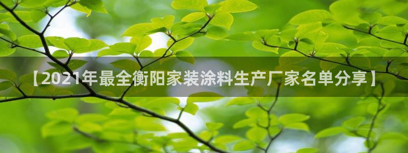 官方和记国际平台登录：【2021年最全衡阳家装涂料生产厂家名单分享】