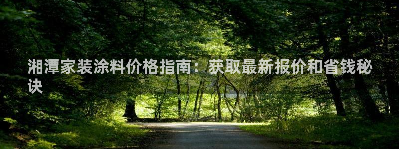 和记国际客服：湘潭家装涂料价格指南：获取最新报价和省钱秘
诀